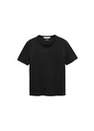 Mango - Black Premium Cotton T-Shirt