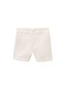 Mango - Brown Linen-Blend Bermuda Shorts, Kids Boys