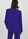 Mango - Blue Patterned Suit Blazer