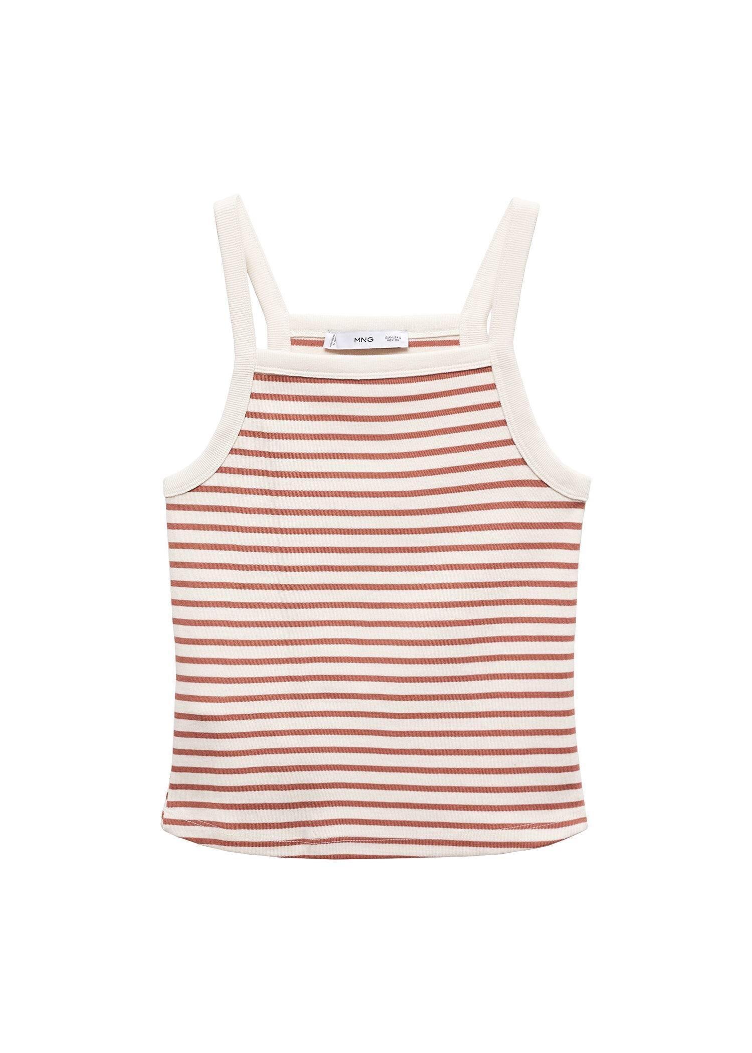 Copper Striped Knit Top, , large image number 3