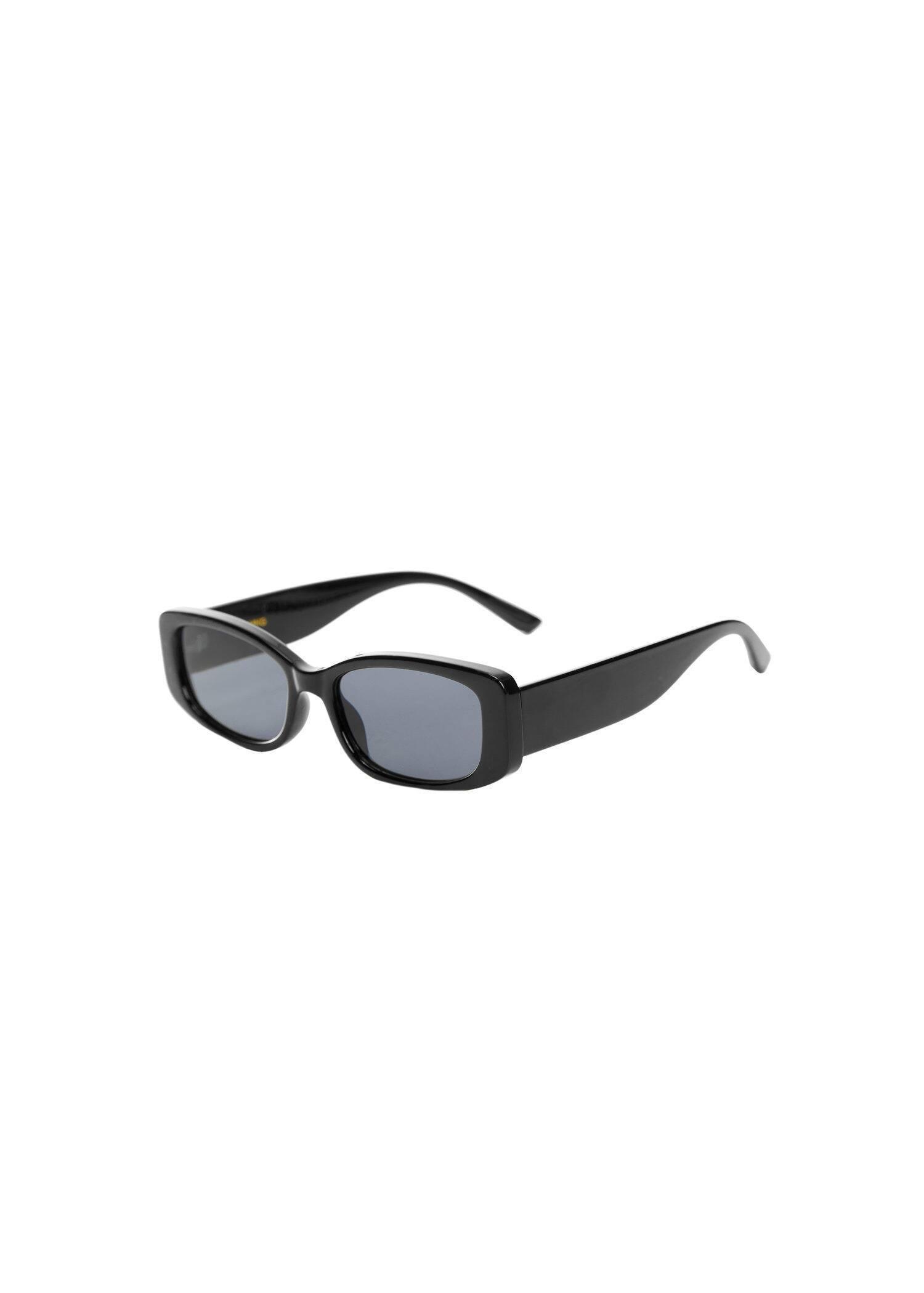Mango - Black Rectangular Sunglasses