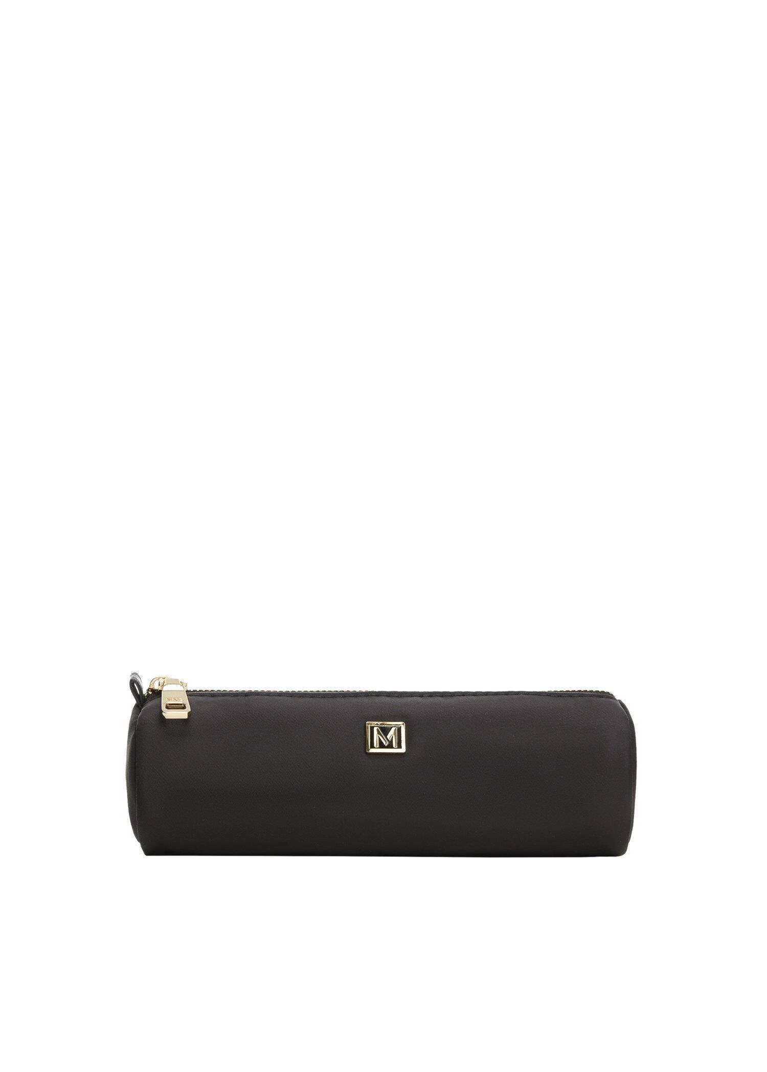 Black Logo Zipped Pencil Case, , large image number 1