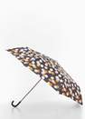 Mango - Navy Polka-Dot Folding Umbrella