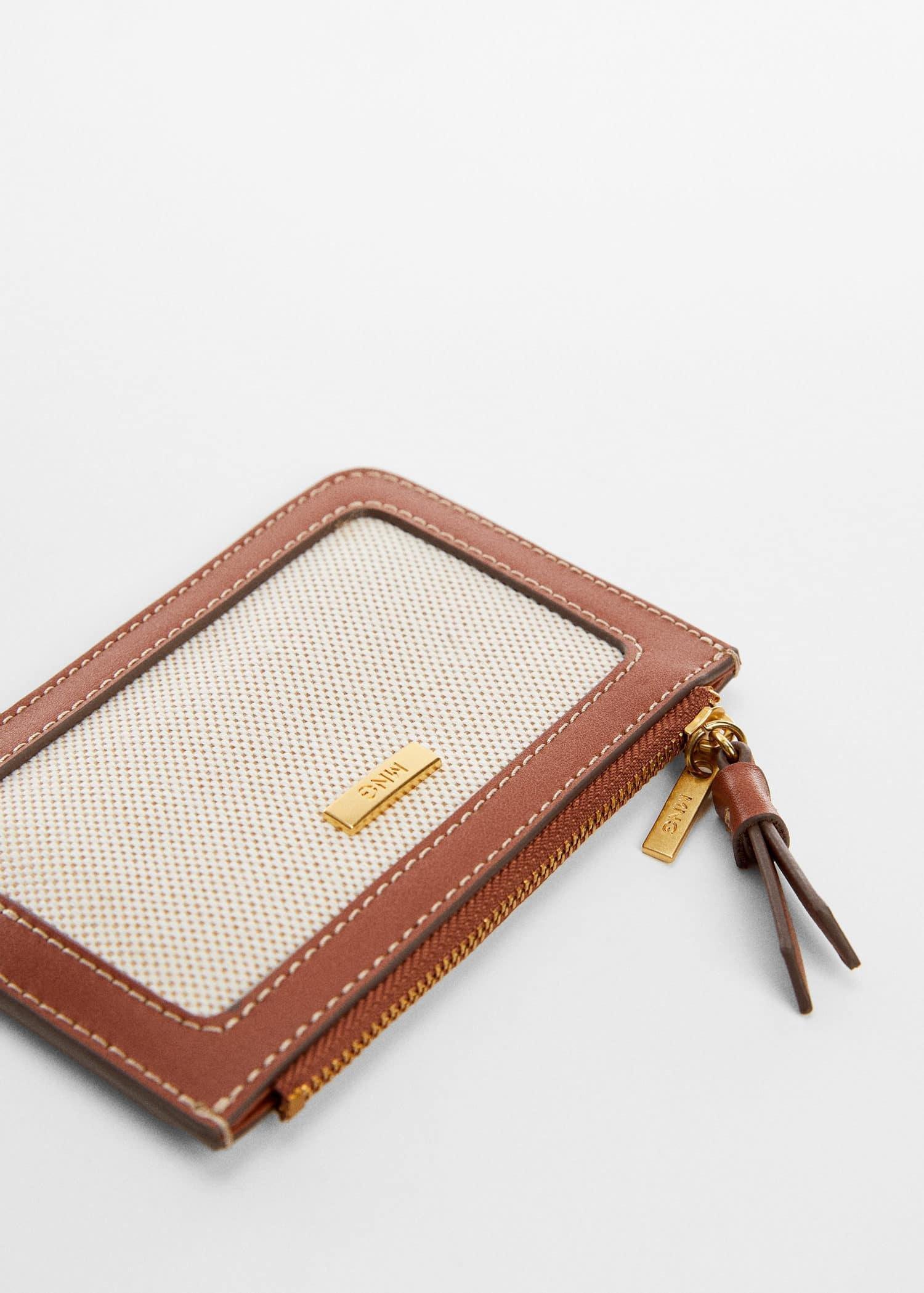 Mango - Brown Combined Mini Wallet