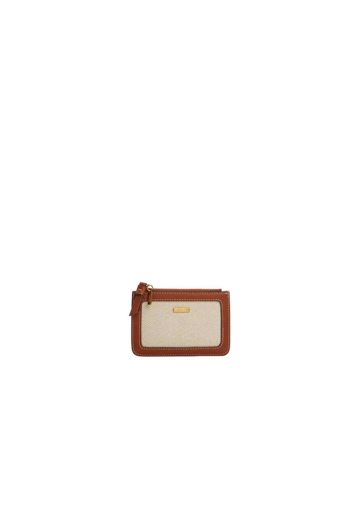 Mango - Brown Combined Mini Wallet
