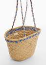 Mango - Brown Basket Bag, Kids Girls