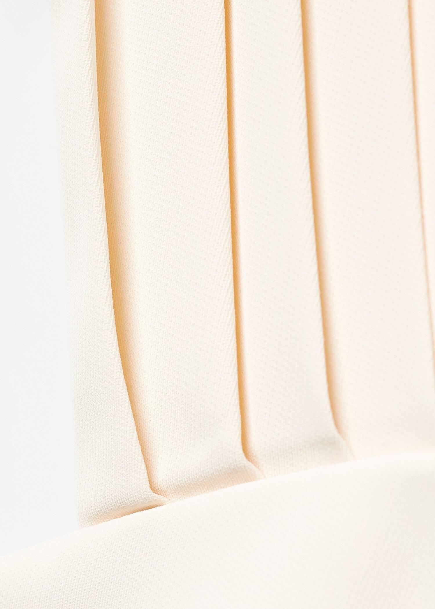 Mango - White Ruffled Asymmetric Jumpsuit