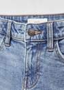 Mango - Blue Elastic Waist Cotton Trousers, Kids Girls