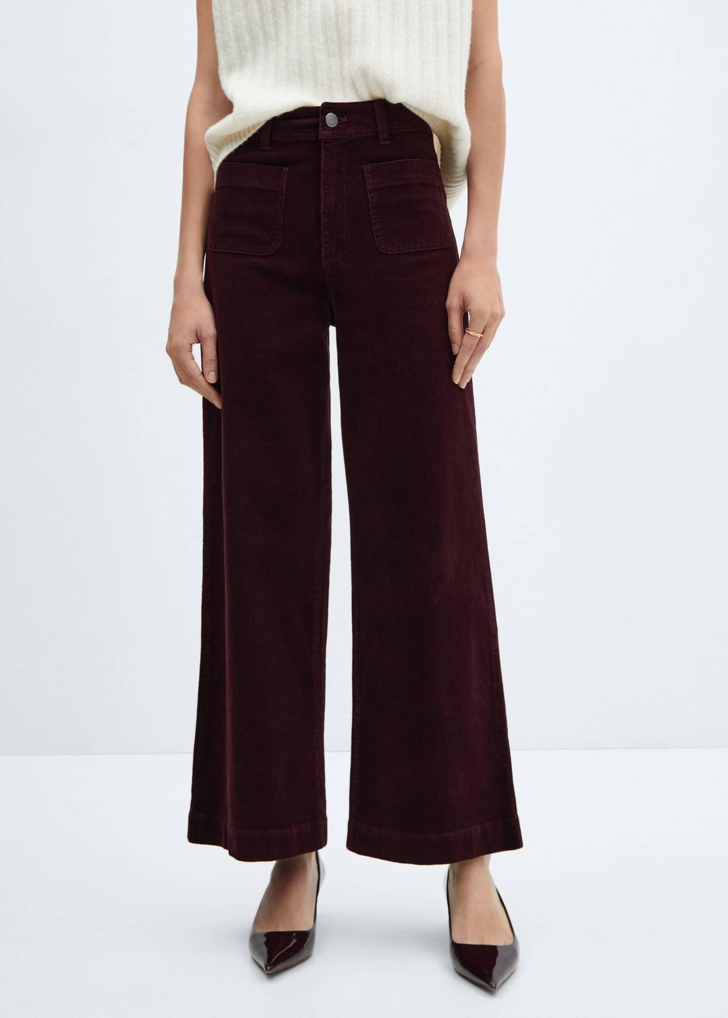 Red Corduroy Pants, , large image number 0