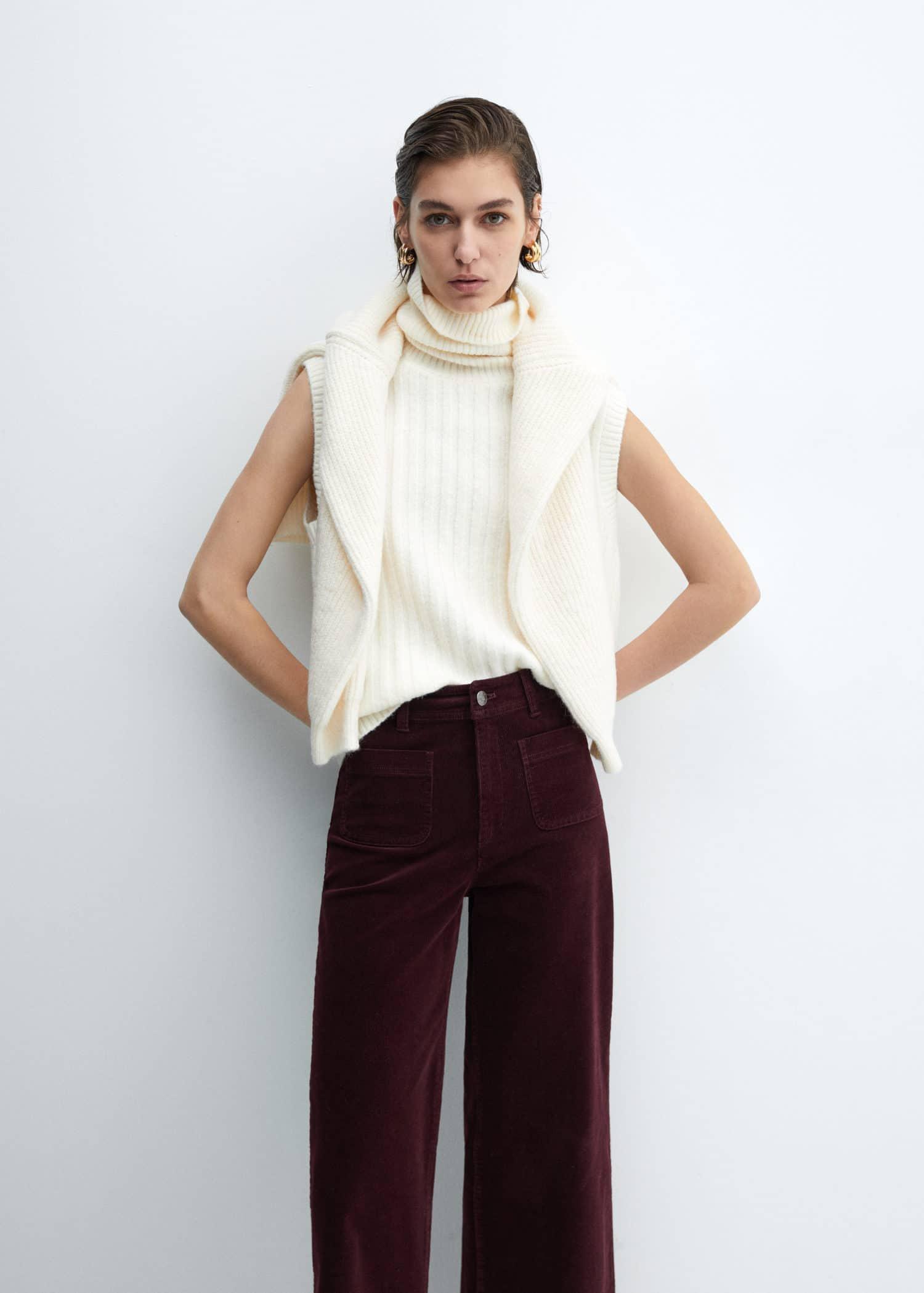 Red Corduroy Pants, , large image number 1