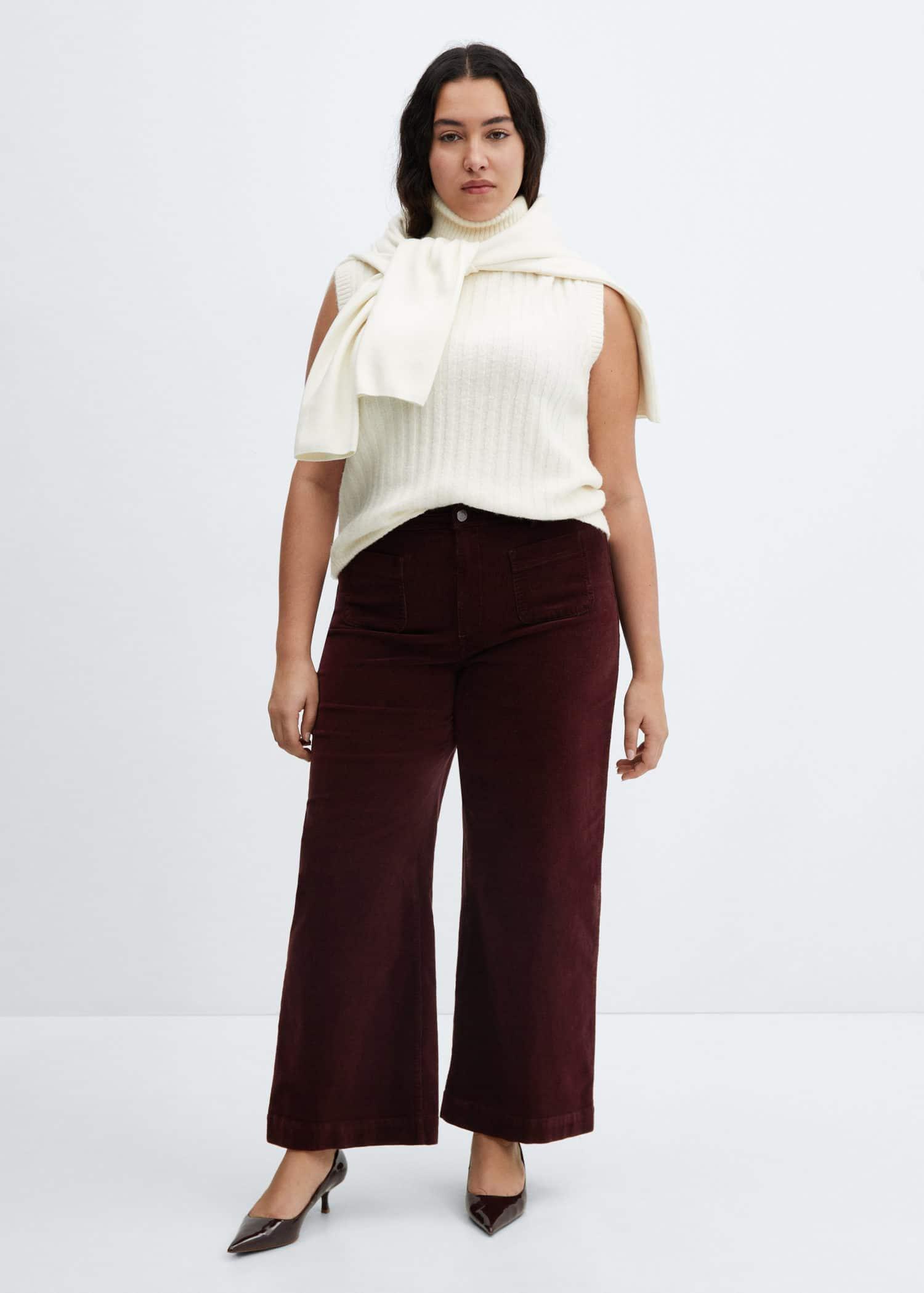 Red Corduroy Pants, , large image number 2