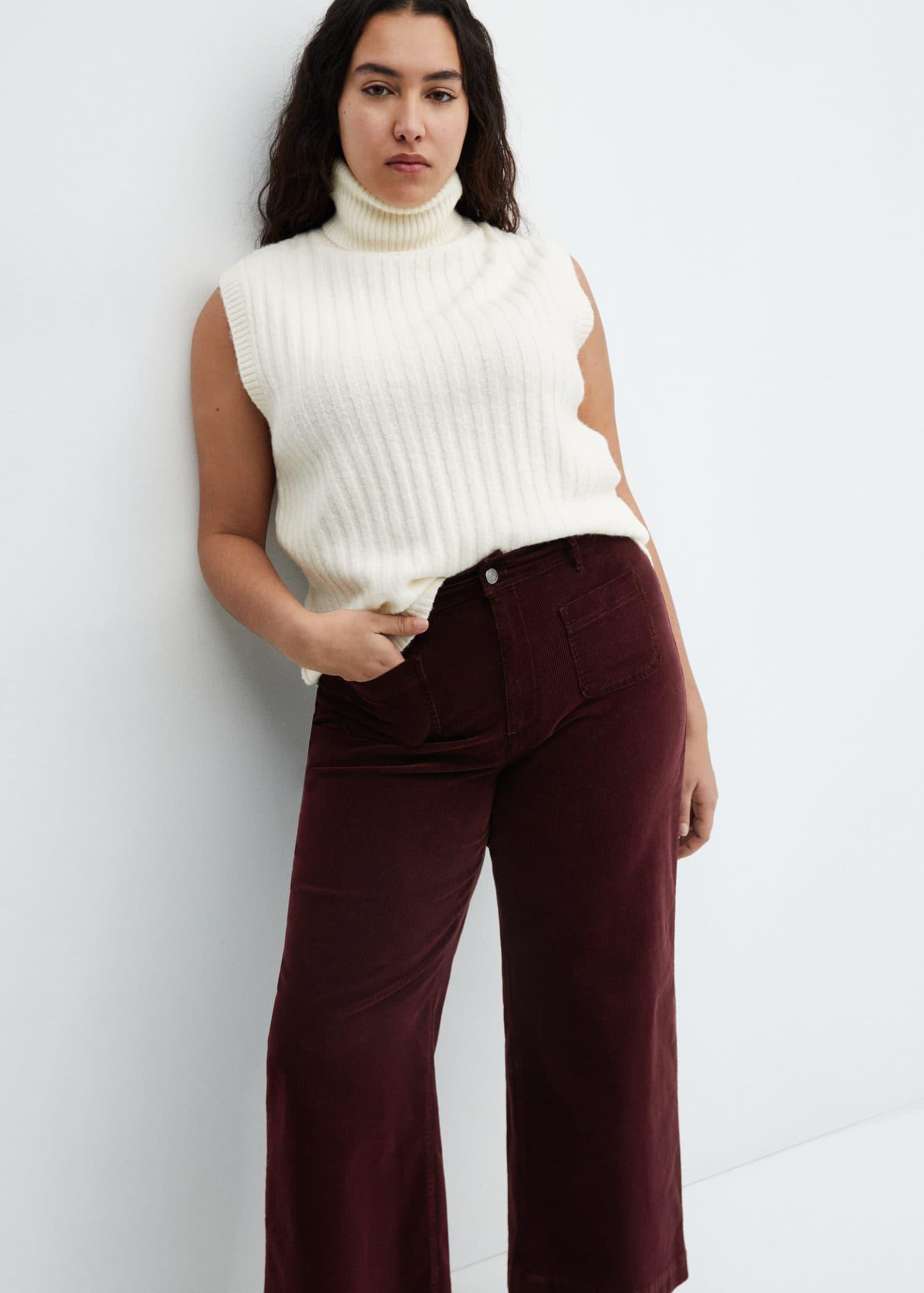 Red Corduroy Pants, , large image number 4