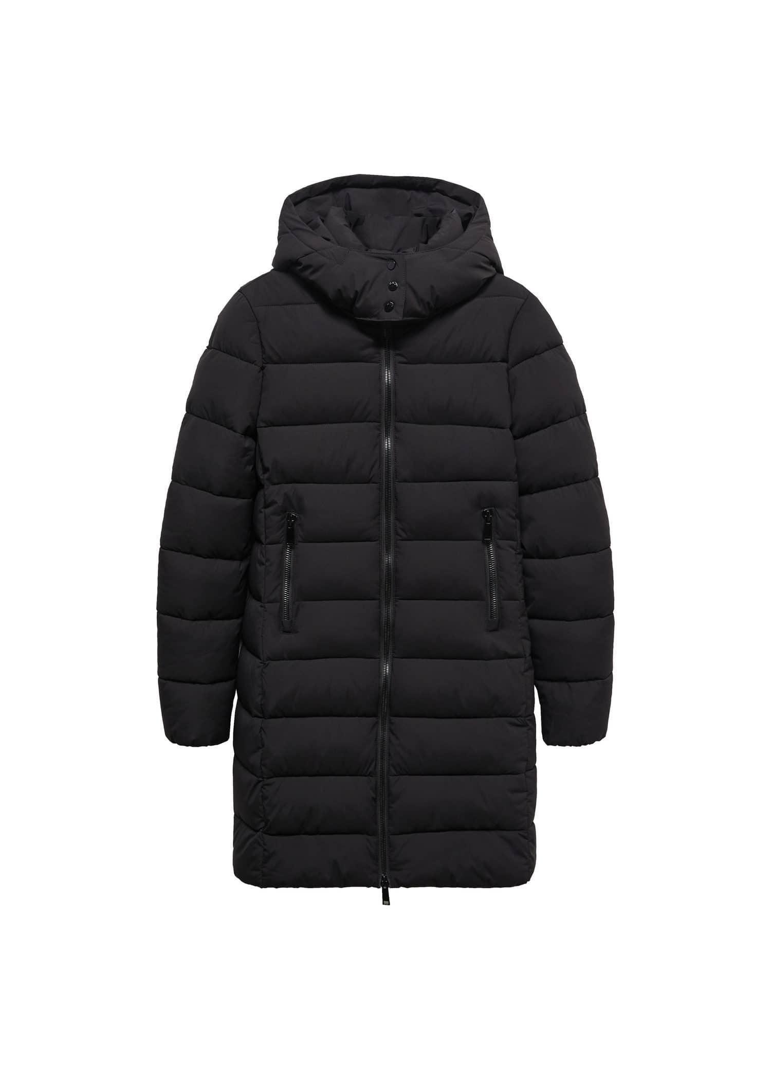 Black Medium-Fitted Anorak, , large image number 2