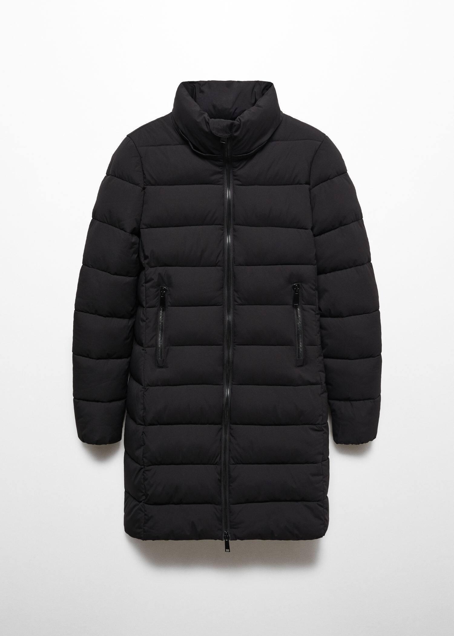 Black Medium-Fitted Anorak, , large image number 4