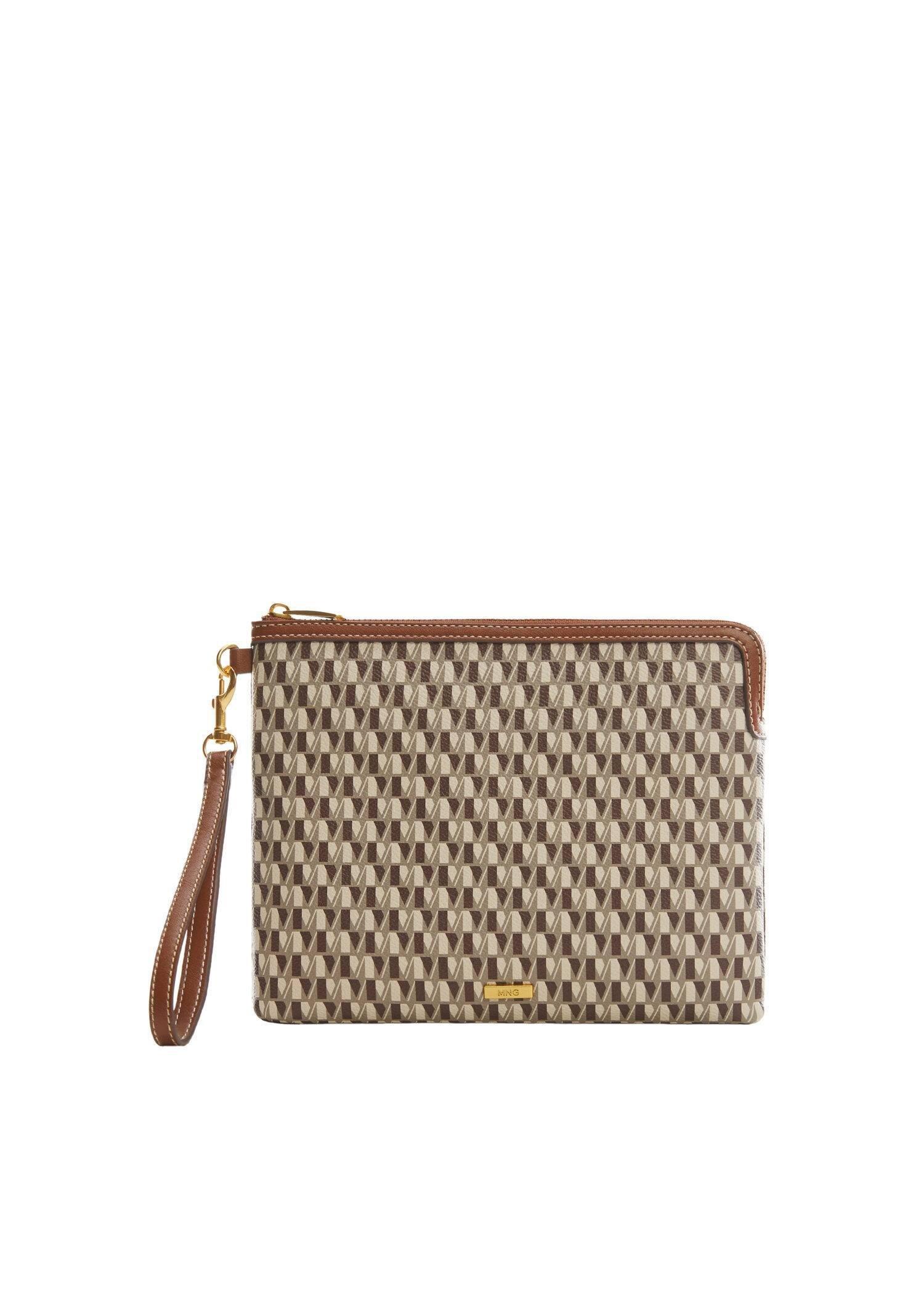 Brown Laptop Case With Printed Logo, , large image number 3