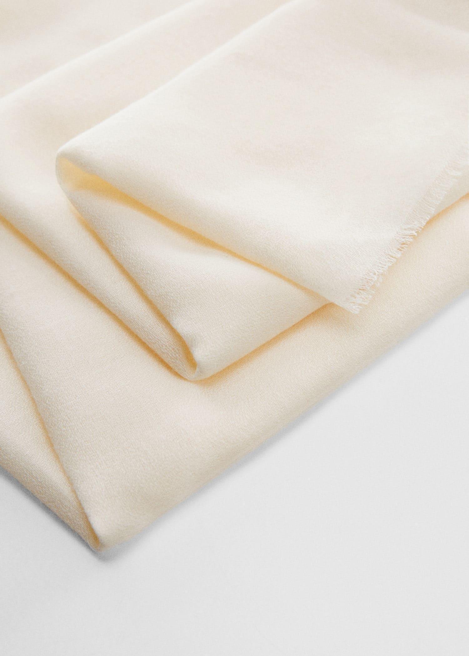 Beige Flowy Scarf, , large image number 0
