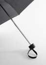 Mango - Black Plain Folding Umbrella