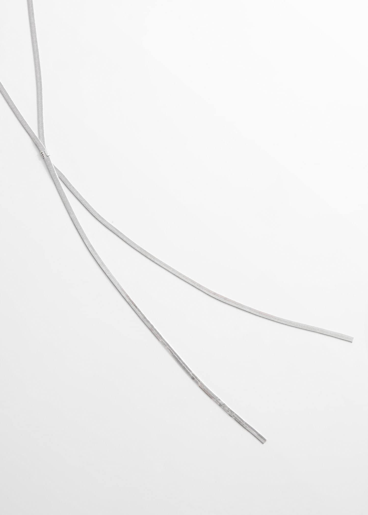 Silver Long Triple Necklace, , large image number 0