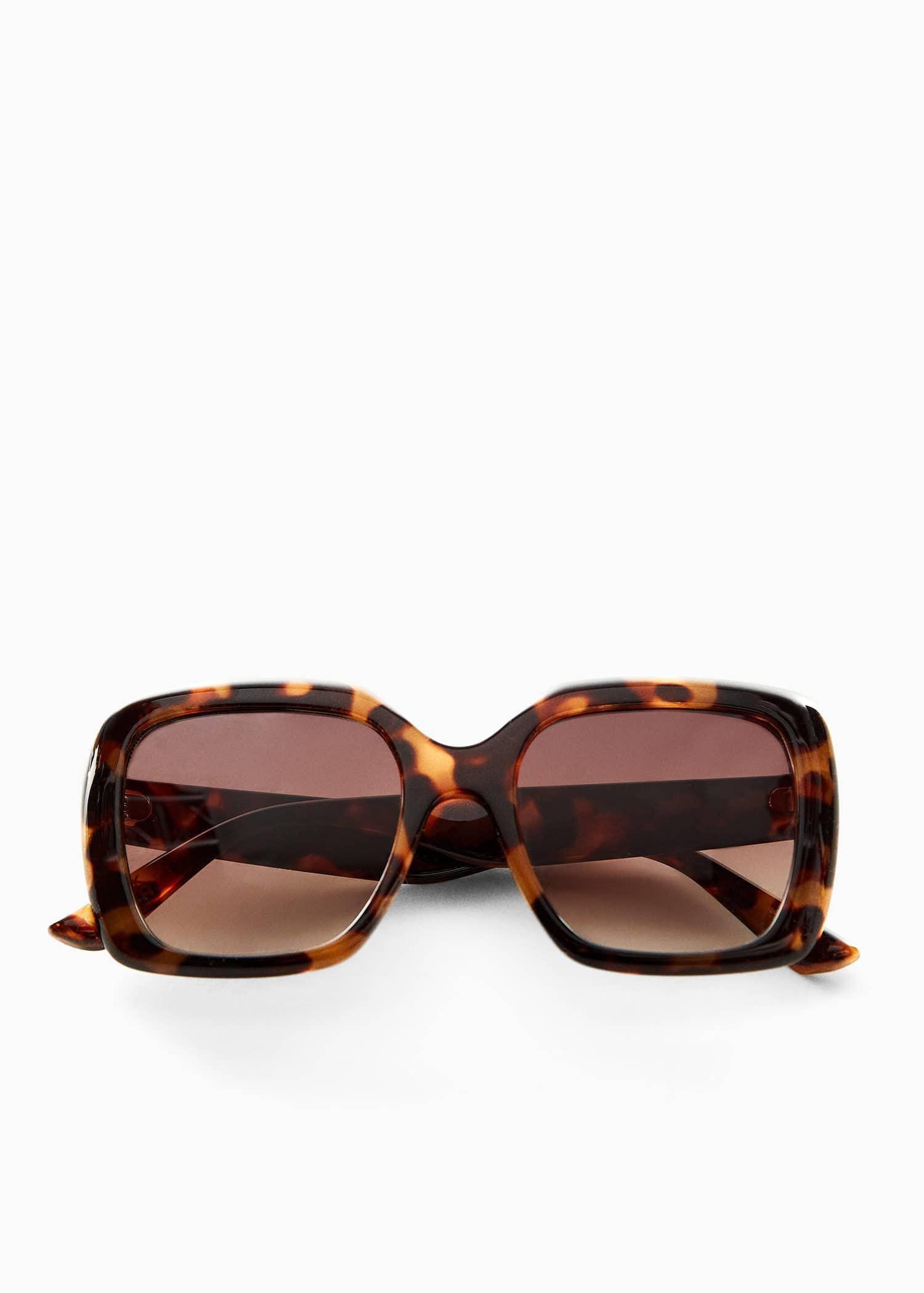 Brown Square Sunglasses, , large image number 2