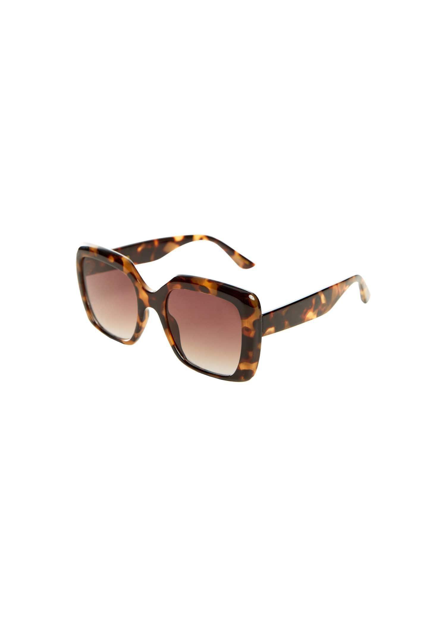 Brown Square Sunglasses, , large image number 3