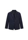 Mango - Navy Fitted Suit Jacket