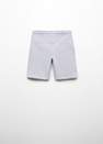 Mango - Grey Elastic Waist Bermuda Shorts, Kids Boys