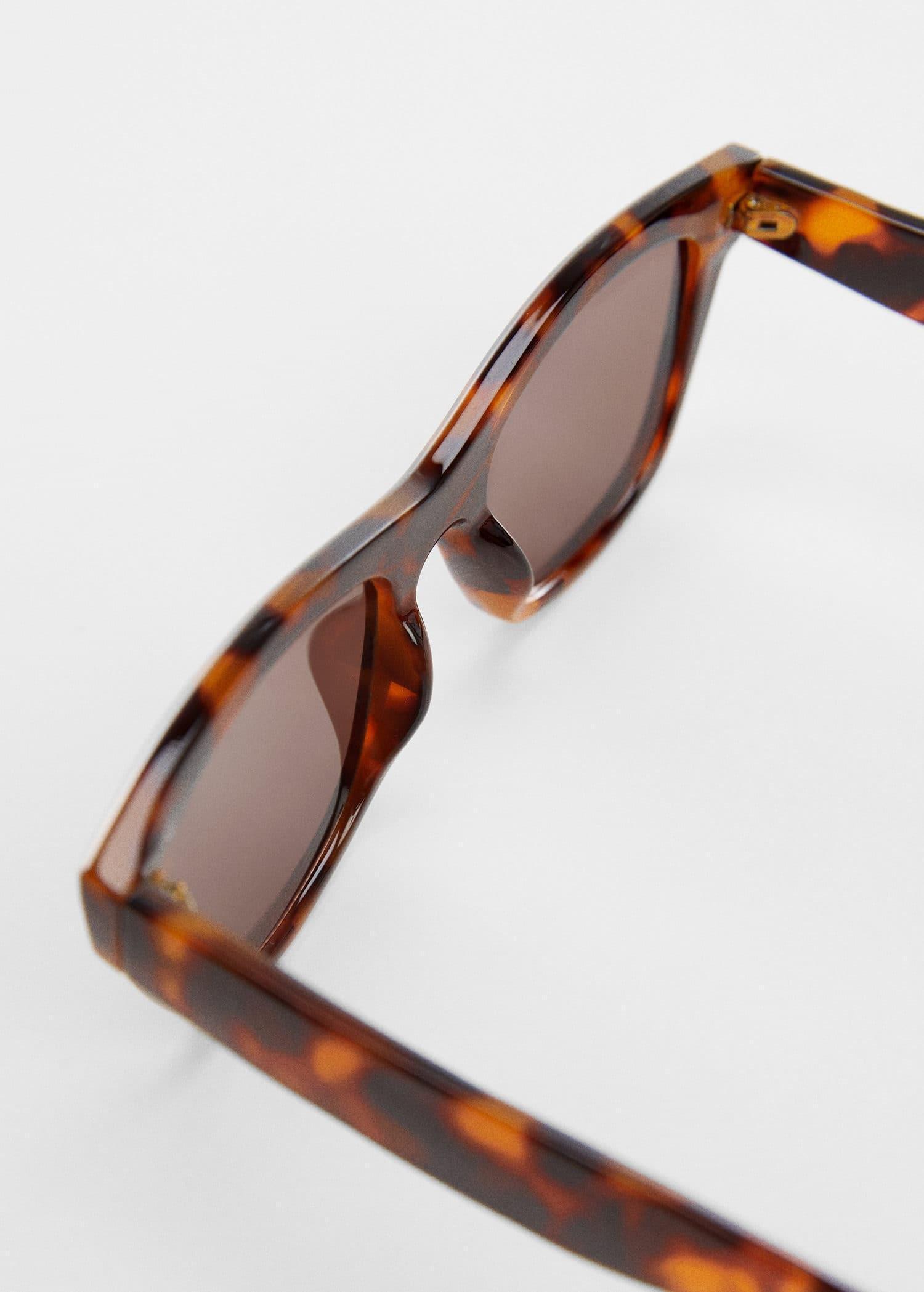 Brown Acetate Frame Sunglasses, , large image number 1
