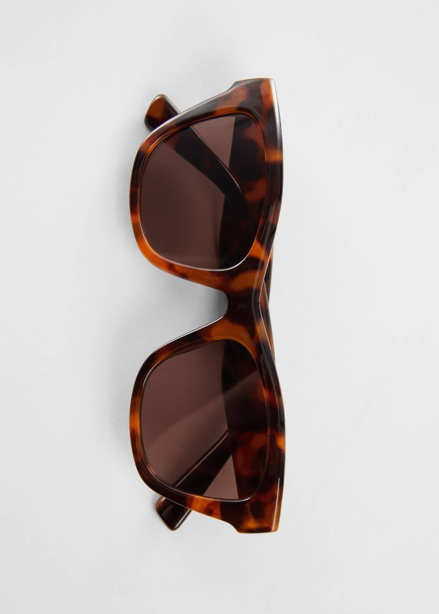 Brown Acetate Frame Sunglasses, , large image number 2