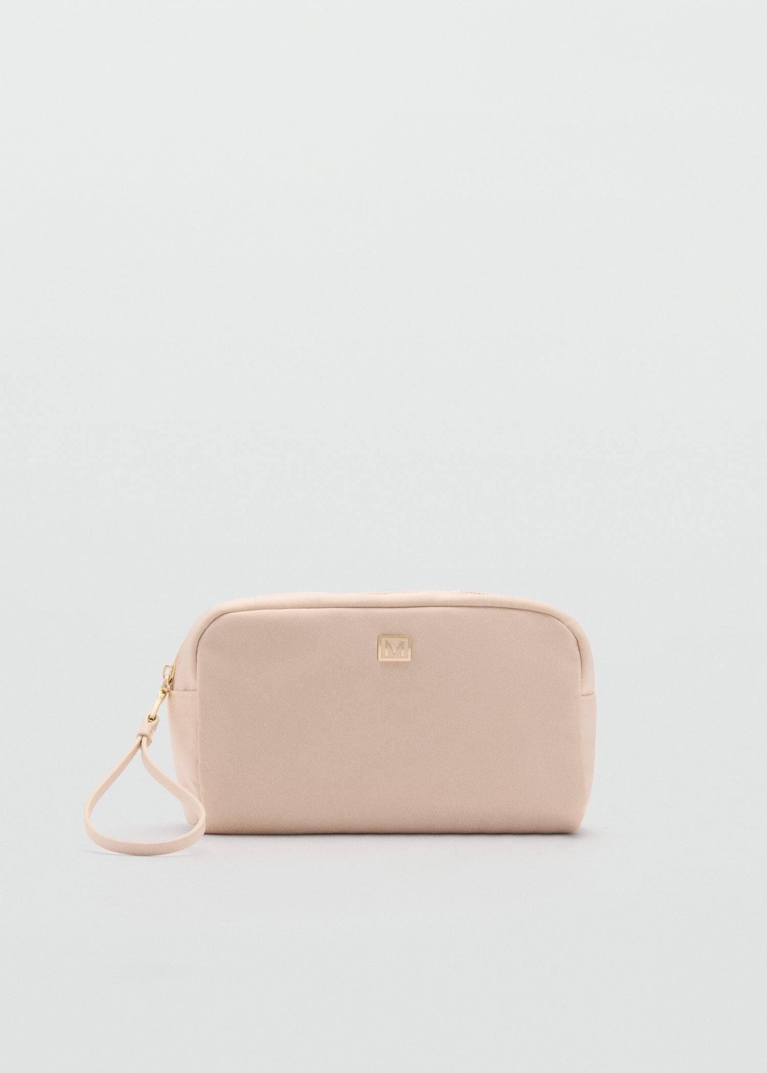 White Zipped Toiletry Bag With Logo, Natural White, large image number 4