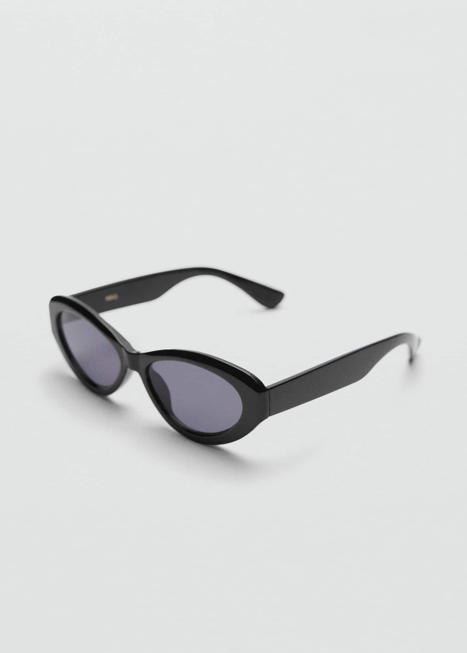 Black Oval Frame Sunglasses, 0201_99, large image number 0