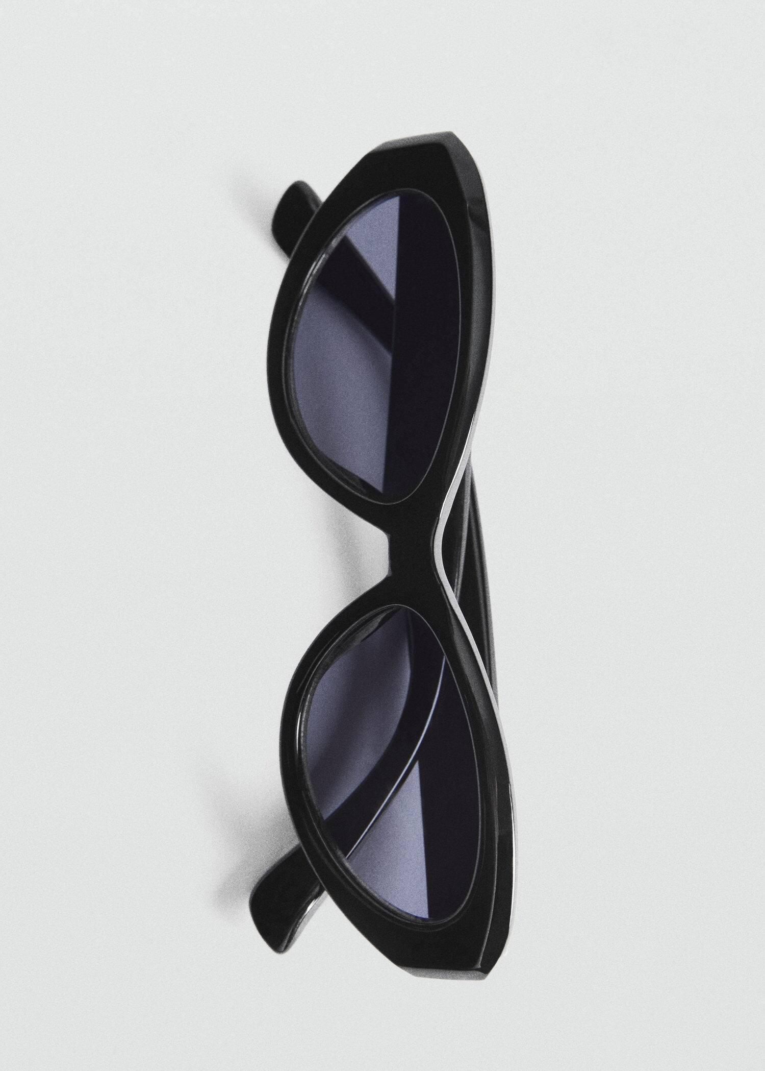 Black Oval Frame Sunglasses, 0201_99, large image number 2