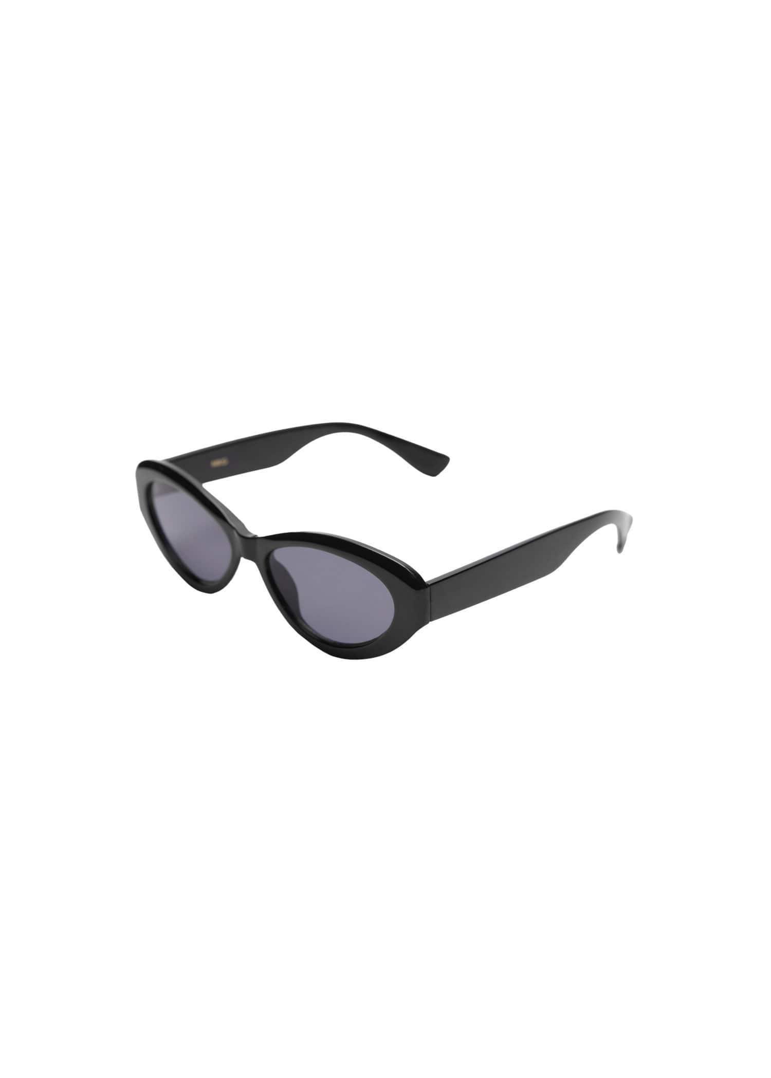 Black Oval Frame Sunglasses, 0201_99, large image number 3