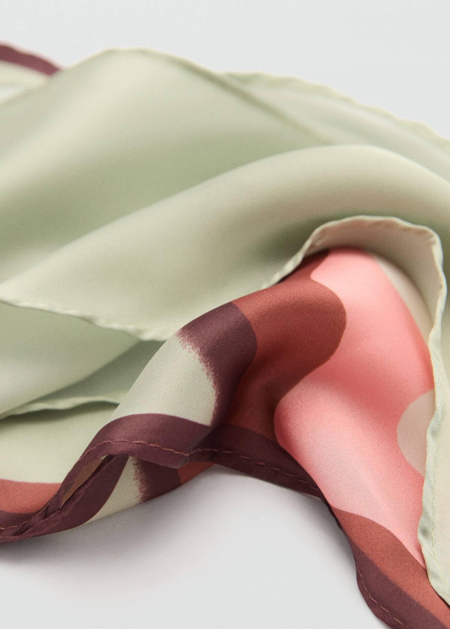 Brown Pack Of 2 Combined Scarves, Brown, large image number 0