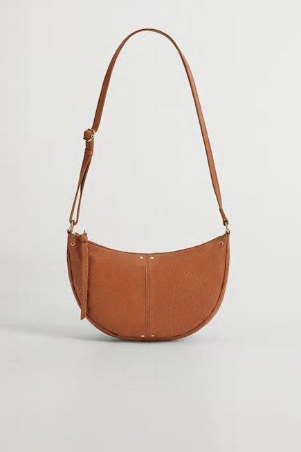 Brown Leather Cross Bag, Women, , large image number 0