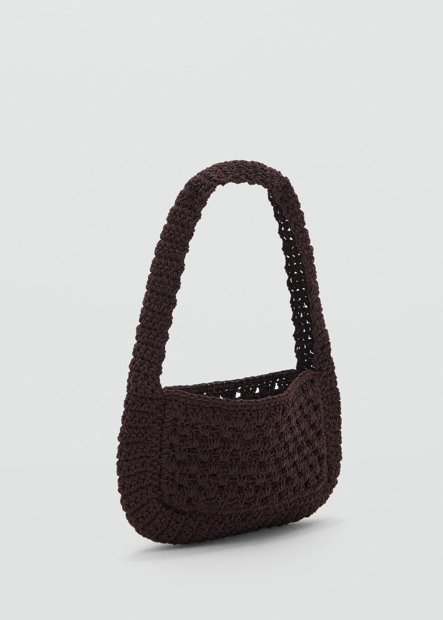 Brown Crochet Handbag, 0201_32, large image number 0