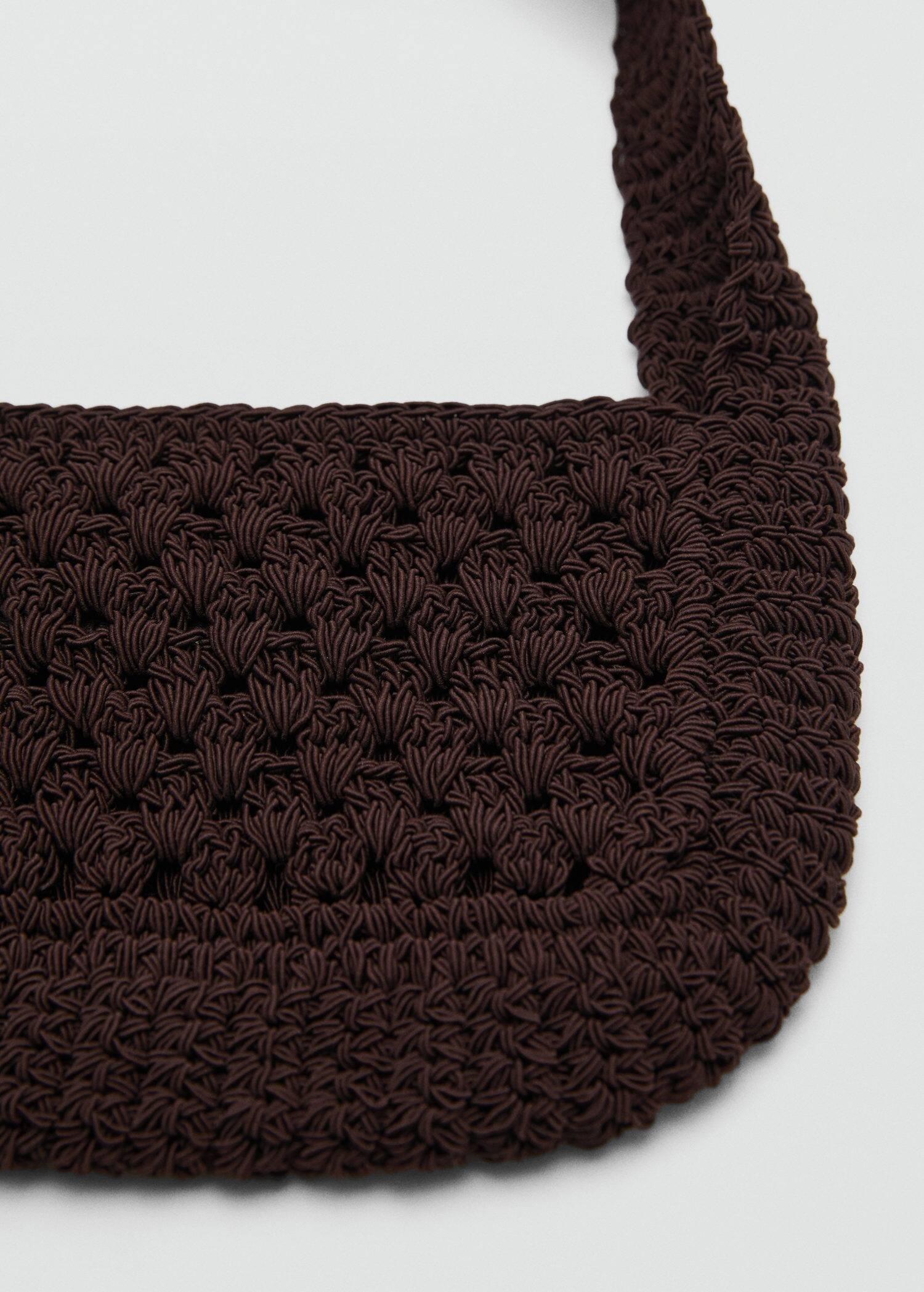 Brown Crochet Handbag, 0201_32, large image number 1