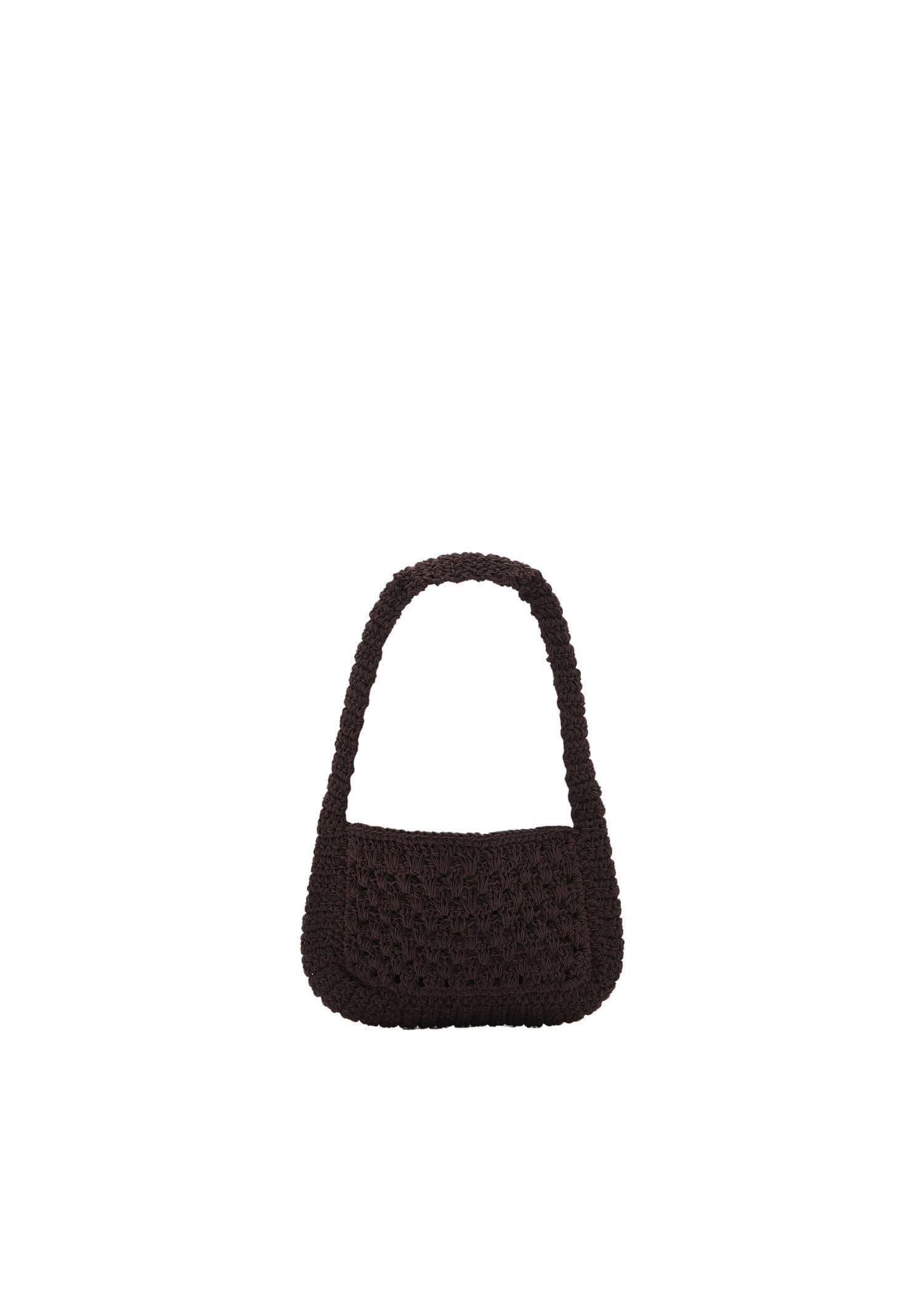 Brown Crochet Handbag, 0201_32, large image number 3