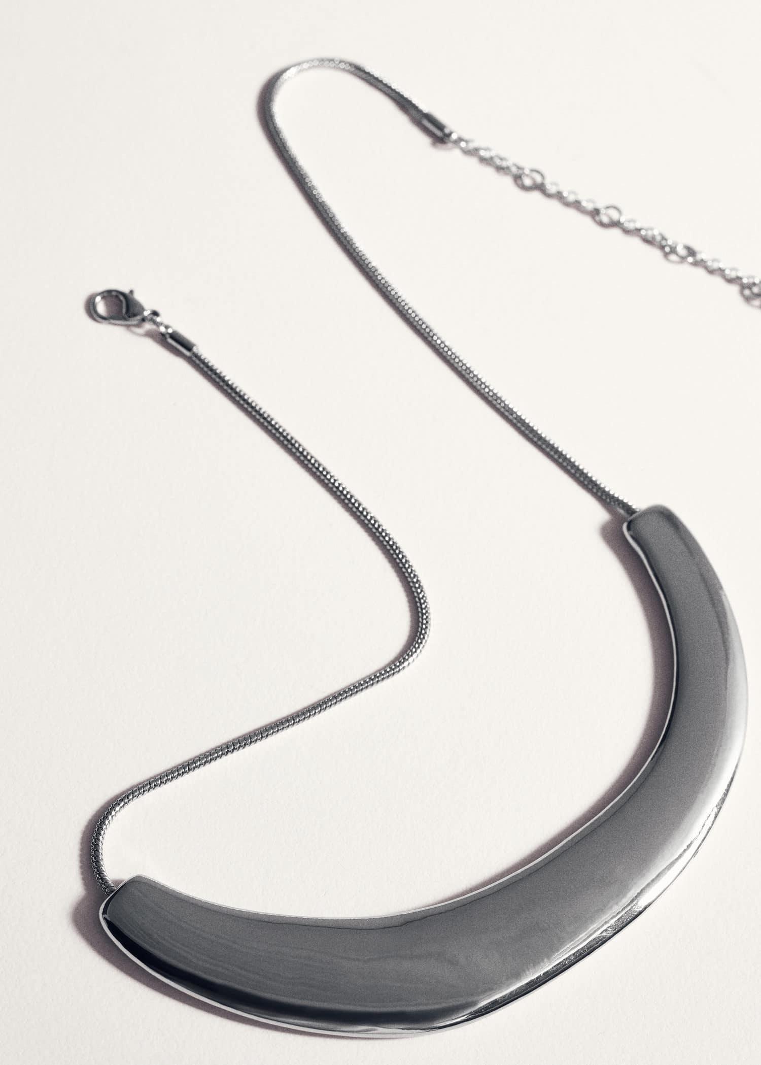 Silver Rigid Combination Necklace, Silver, large image number 1