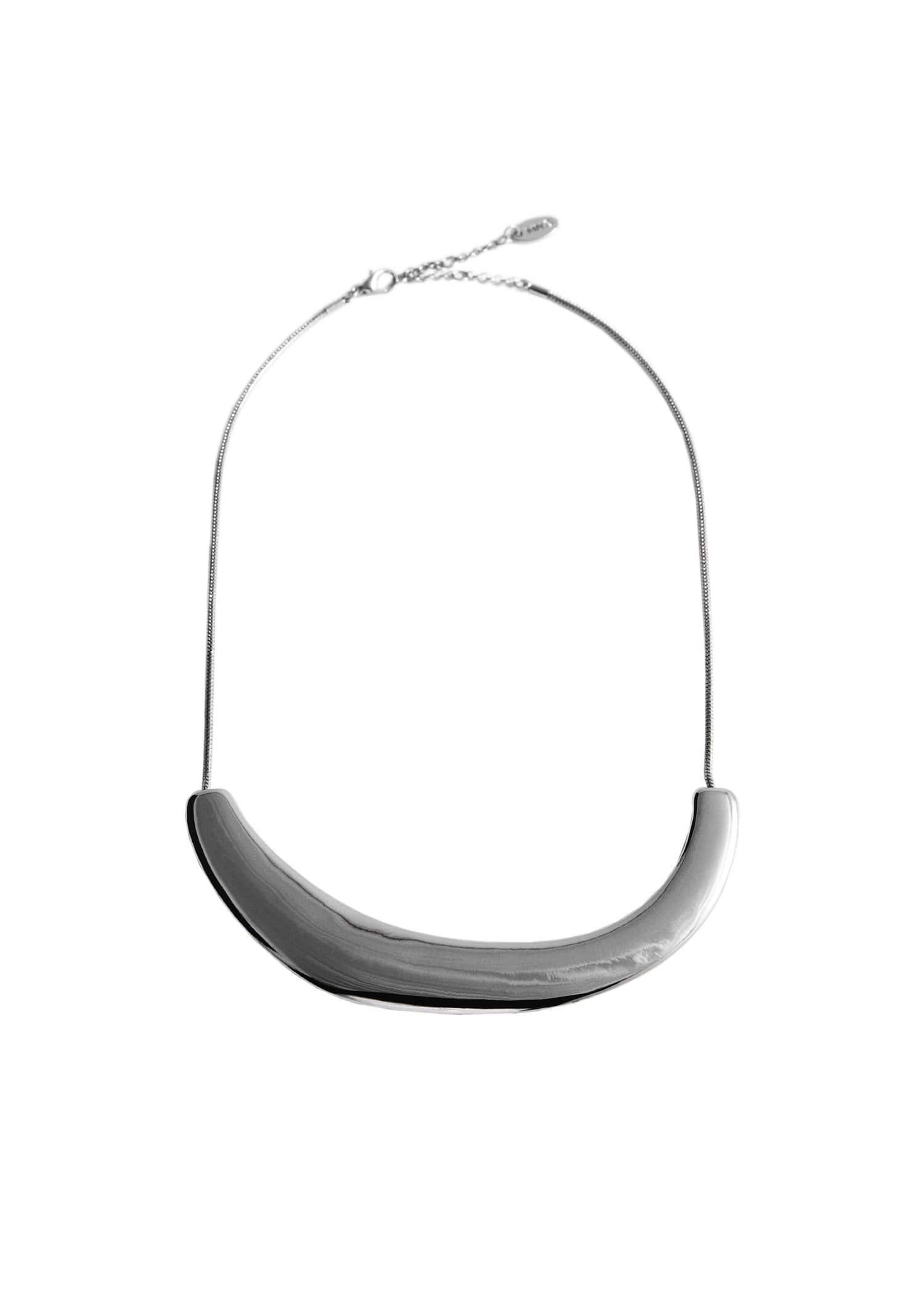 Silver Rigid Combination Necklace, Silver, large image number 3