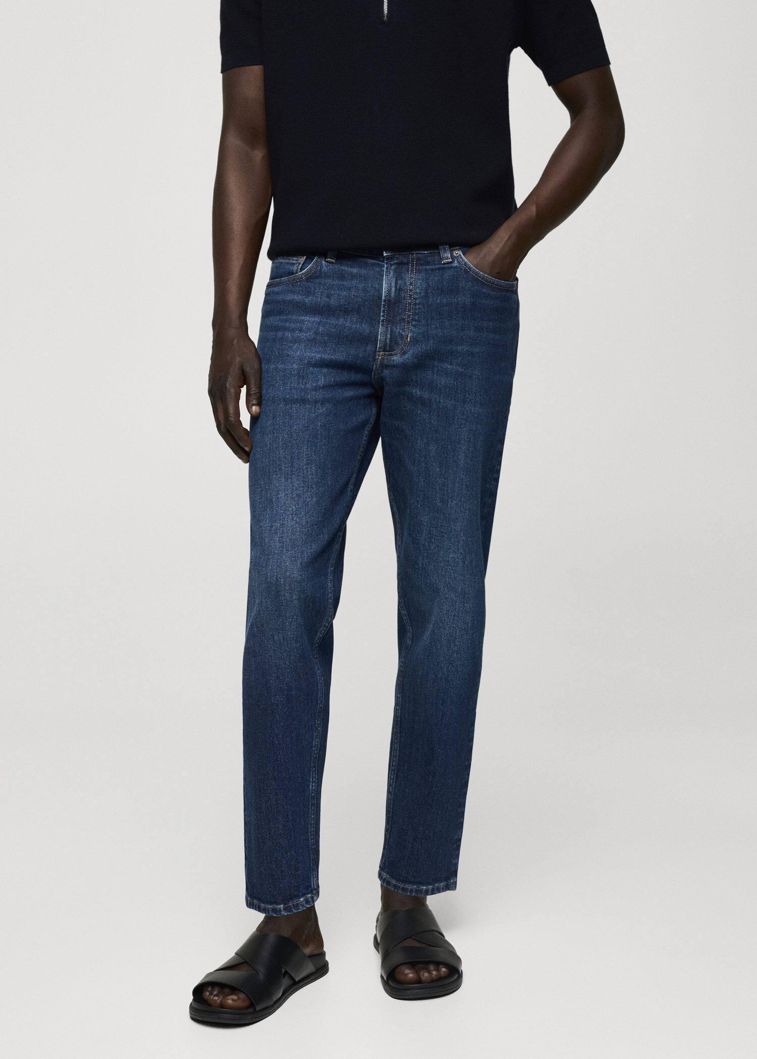 Blue Ben Tapered Fit Jeans, , large image number 0