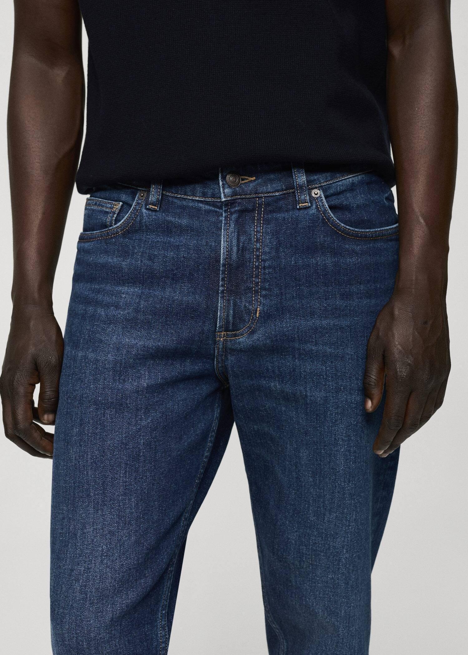 Blue Ben Tapered Fit Jeans, , large image number 1