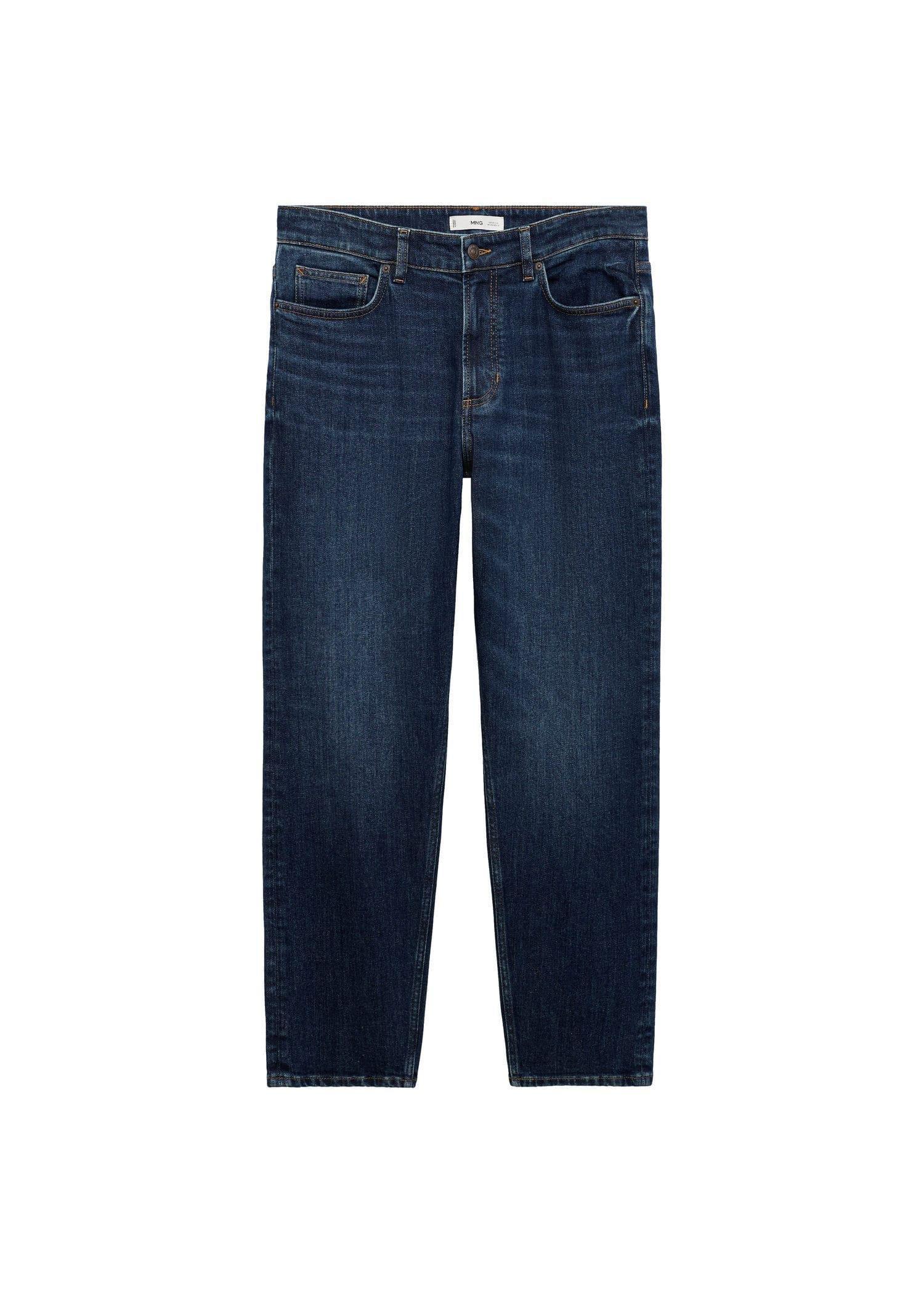 Blue Ben Tapered Fit Jeans, , large image number 3