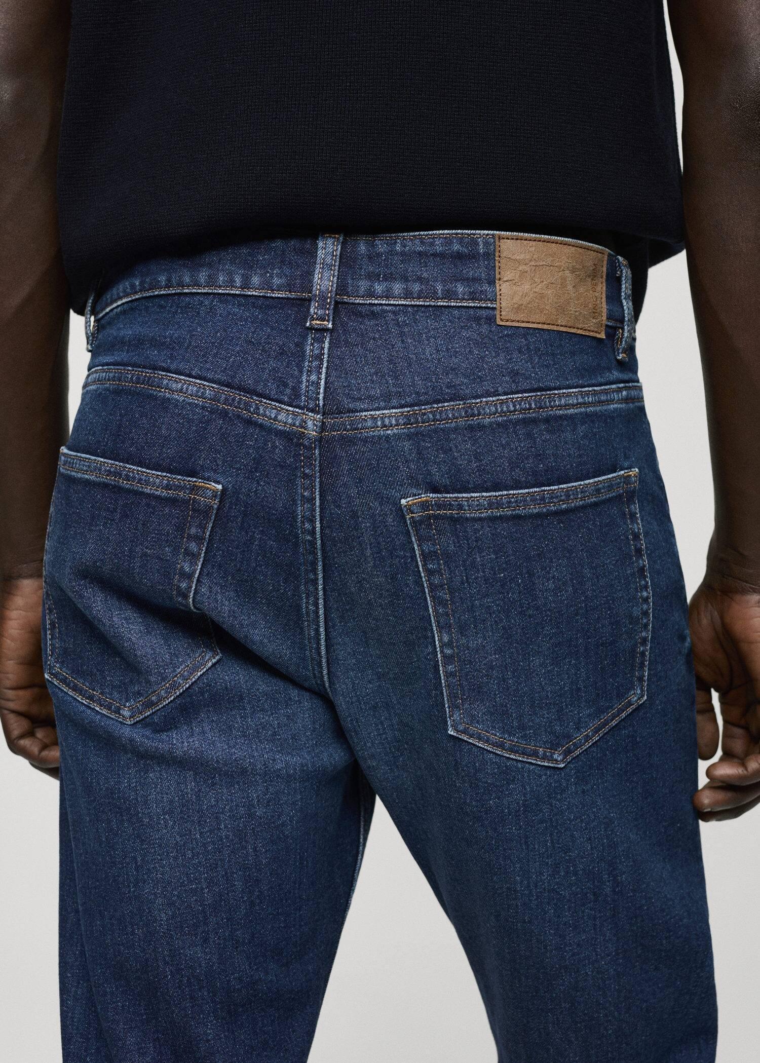 Blue Ben Tapered Fit Jeans, , large image number 4