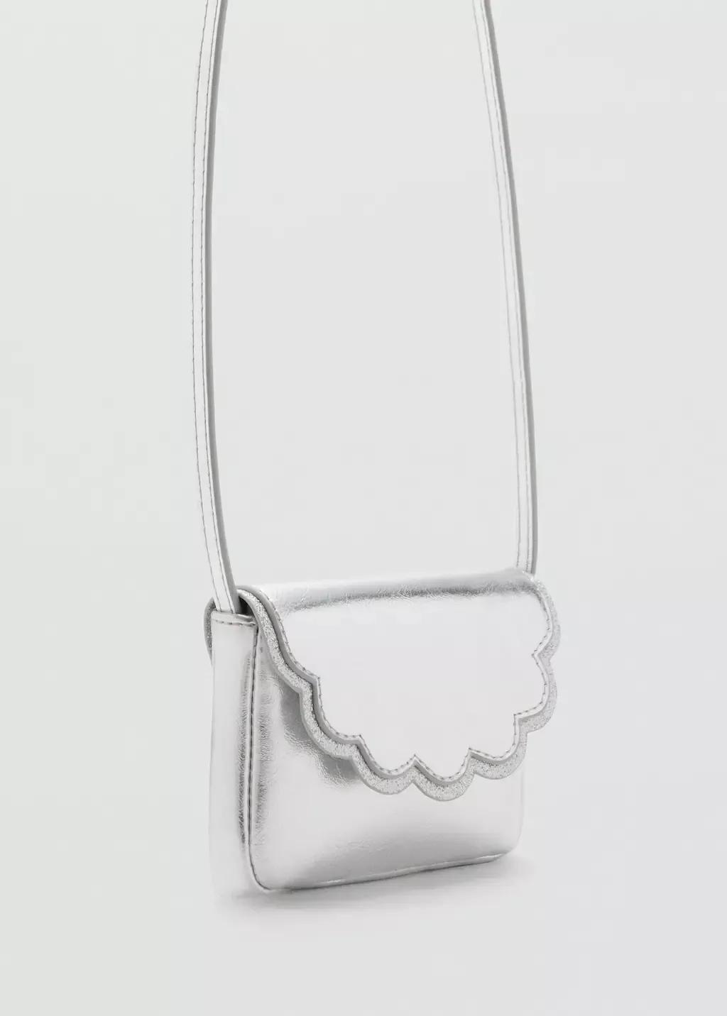 SILVER Metallic-effect bag, Baby Girl, Silver, large image number 0