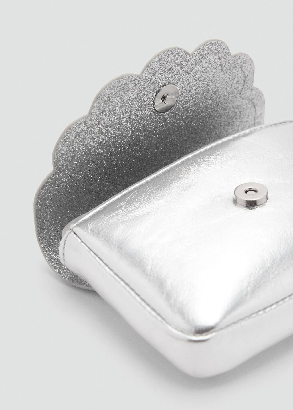 SILVER Metallic-effect bag, Baby Girl, Silver, large image number 2