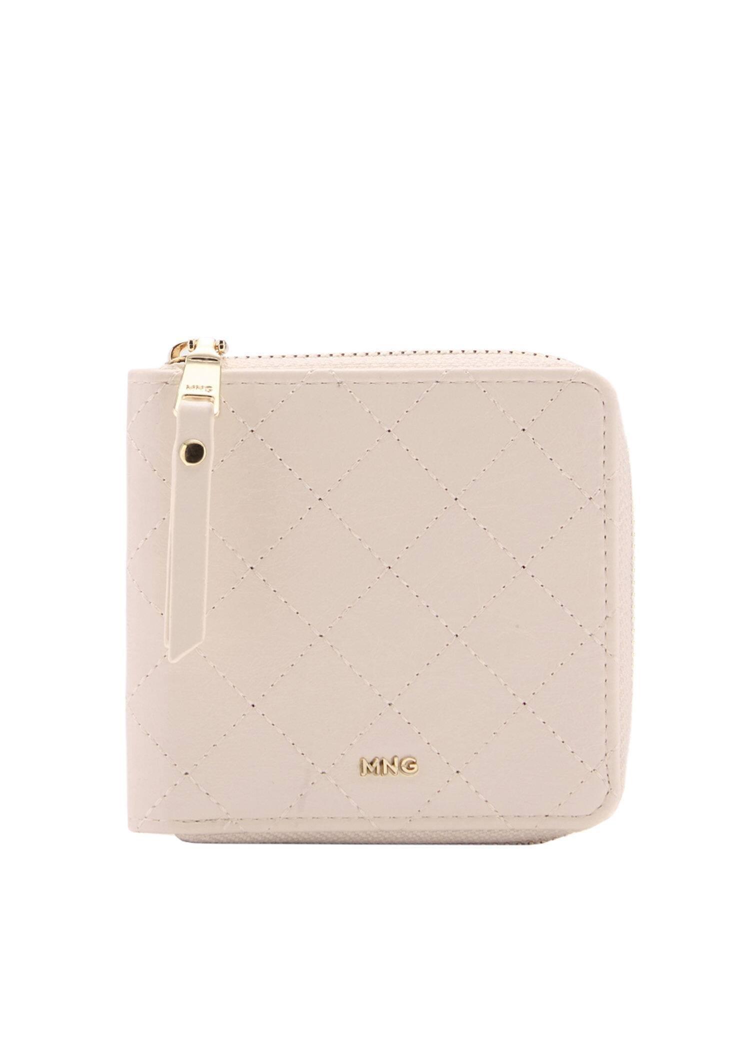 White Wallet With Decorative Stitching, 0201_02, large image number 3