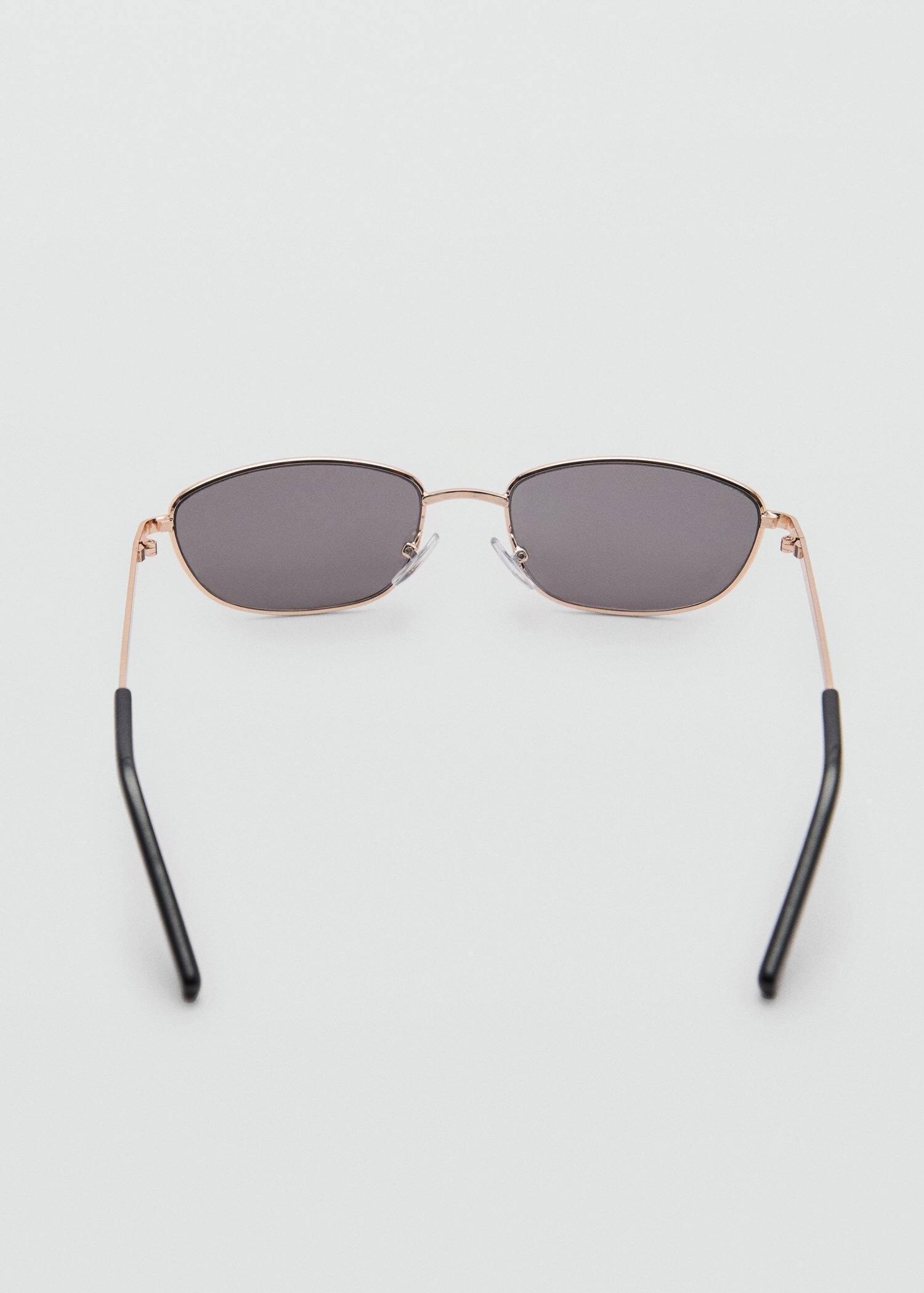 Gold Metallic Frame Sunglasses, 0201_OR, large image number 1