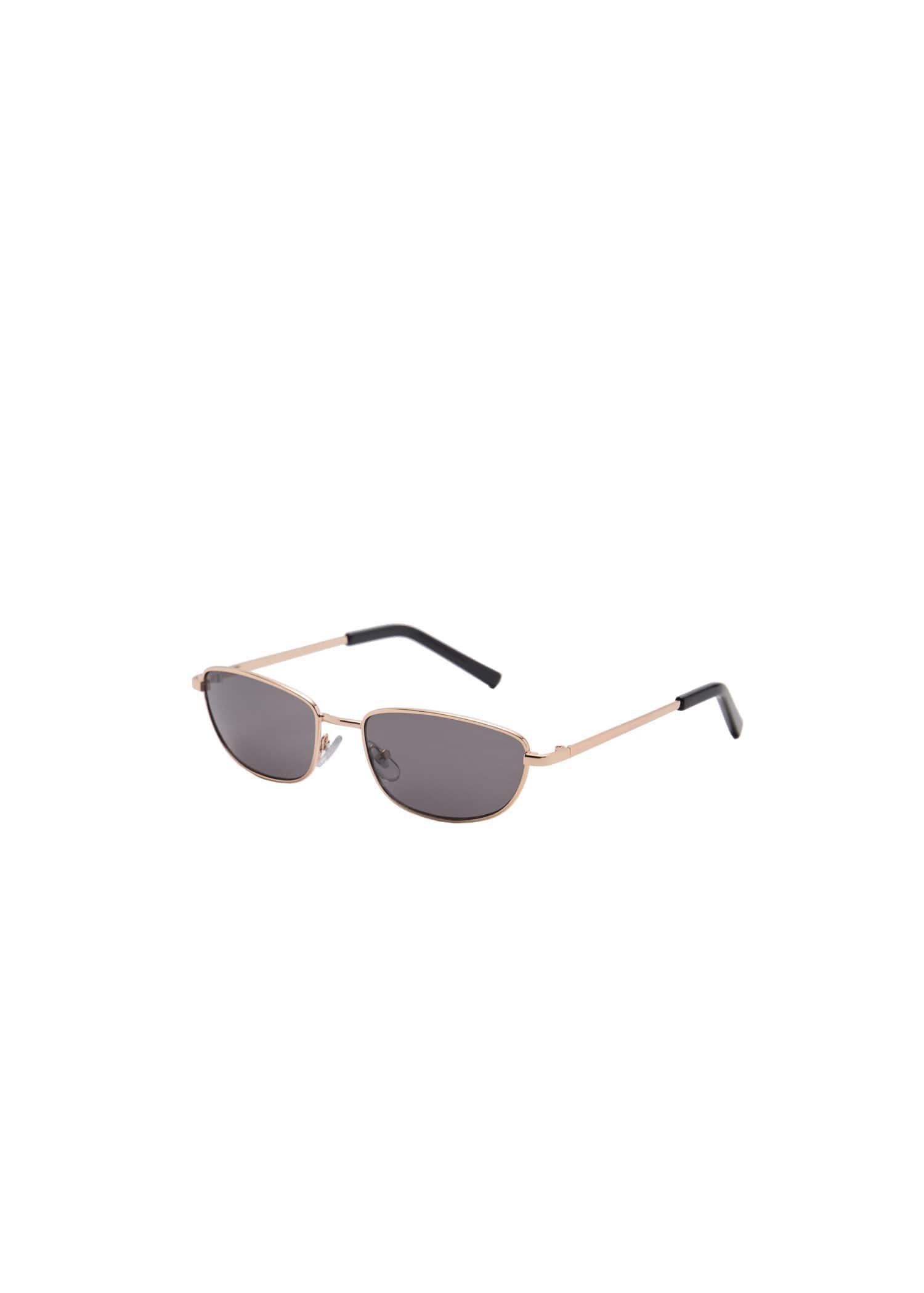 Gold Metallic Frame Sunglasses, 0201_OR, large image number 3