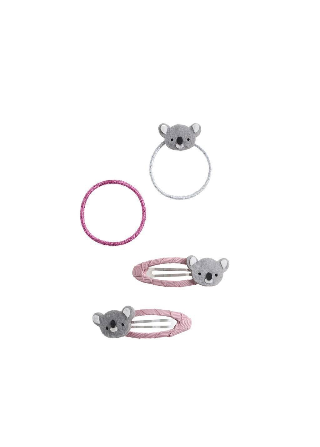 Pink Lt-Pastel Pack Of Hairpins And Hair Bands, Kids Girl, Light-Pastel Pink, large image number 0
