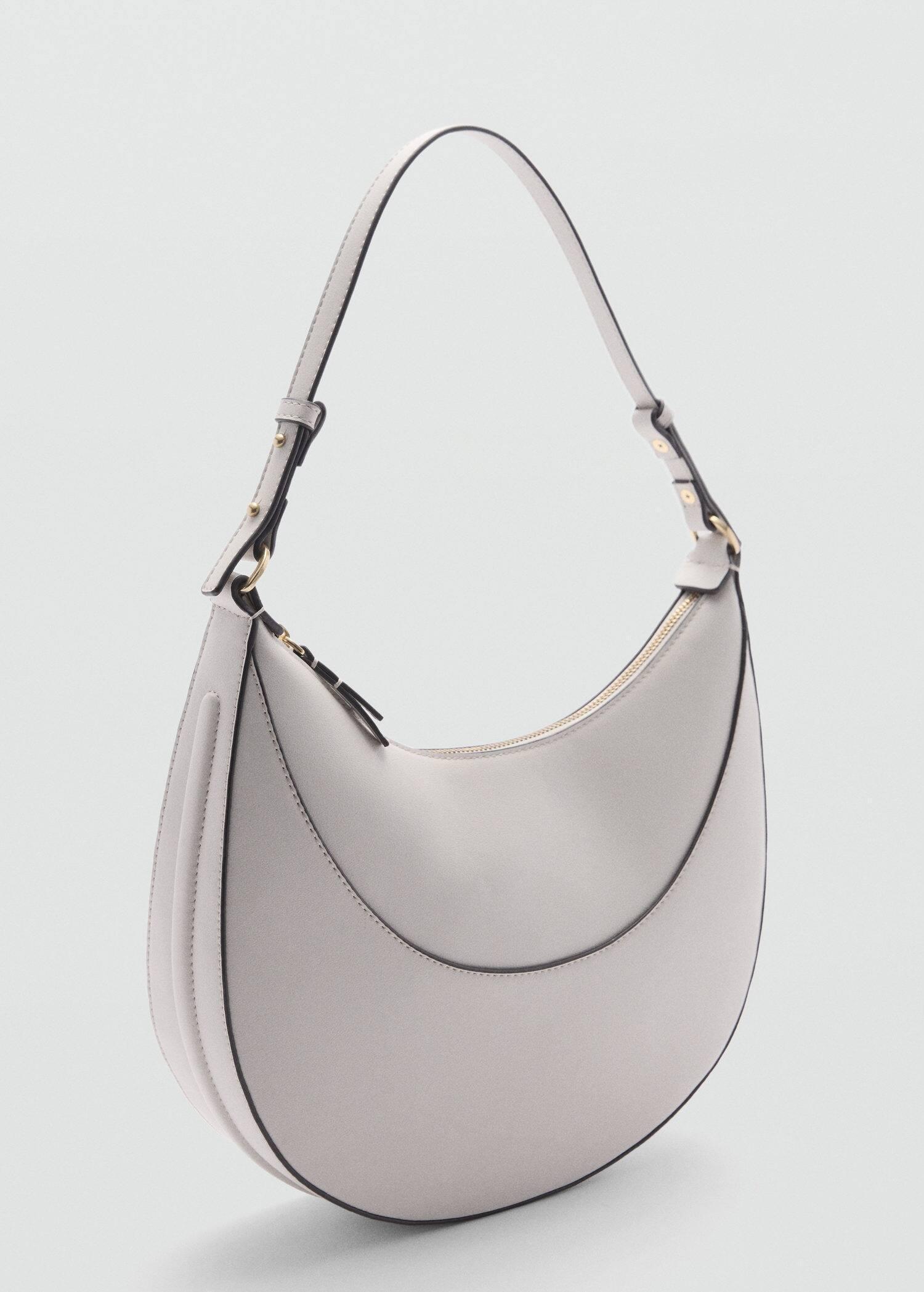 Beige Short-Handle Shoulder Bag, Light Beige, large image number 0